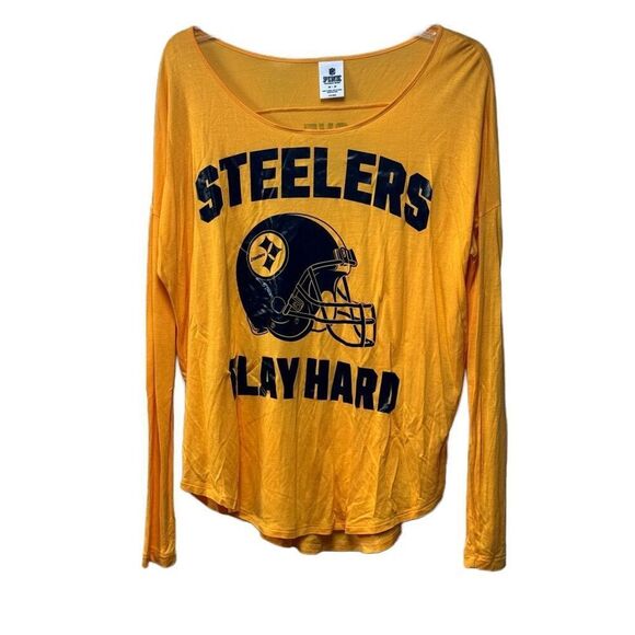 Pittsburgh Steelers Pink Victoria’s Secret Blouse - Picture 1 of 4